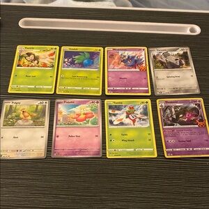 Pokemon Trading Cards Set of 8